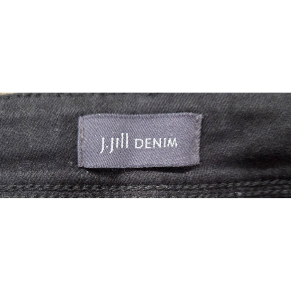 J.Jill Black Authentic Fit Slim Ankle Jeans Size 4 - Picture 2 of 9
